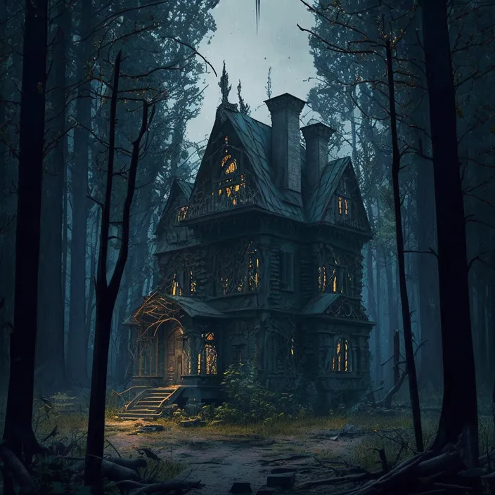 add a red roof, some spooky trees and some fog and Get closer to home in a terrifying way.