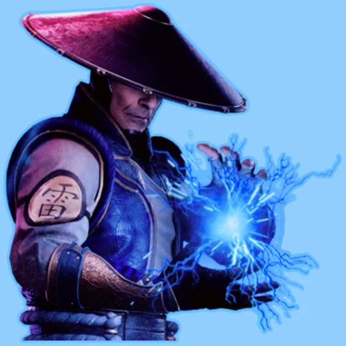 a man in a hat holding a blue light