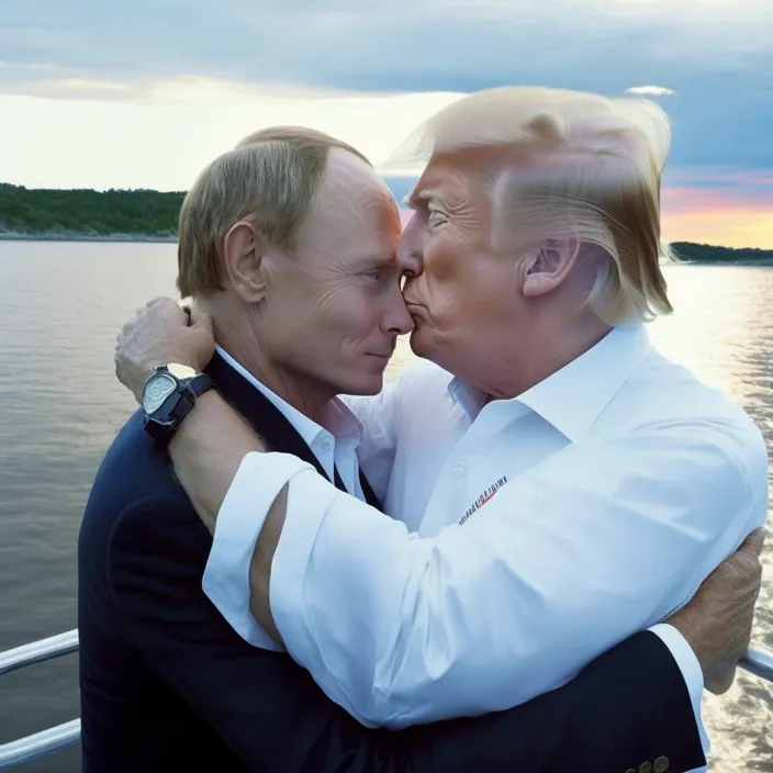 two men hugging each other on a boat