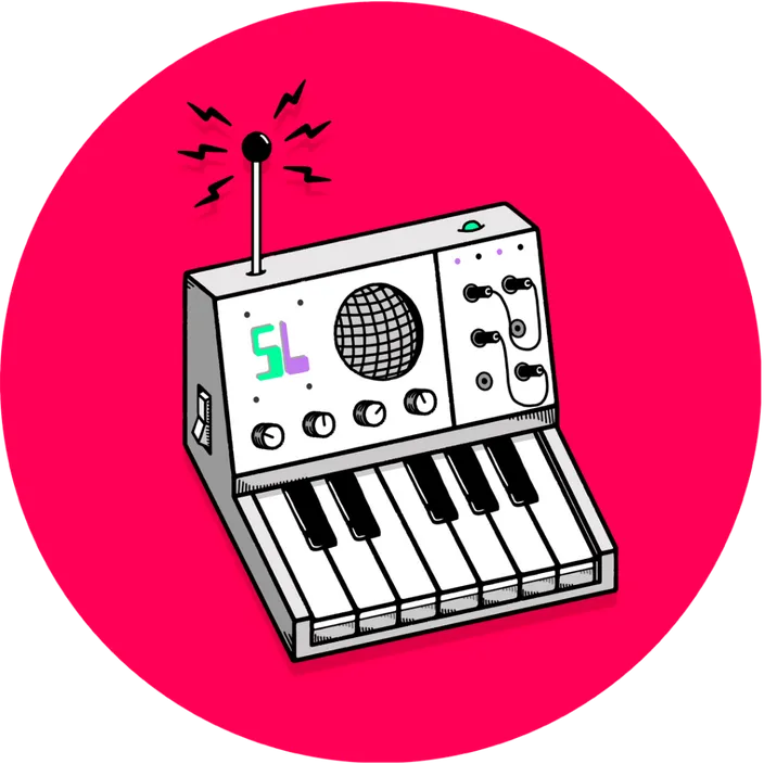 a keyboard with a microphone on top of it