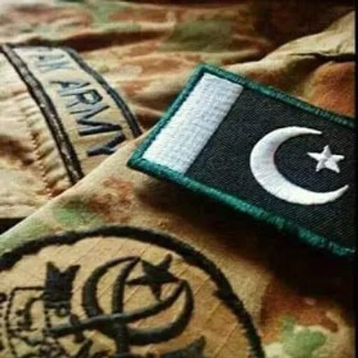 a close up of a flag on a jacket