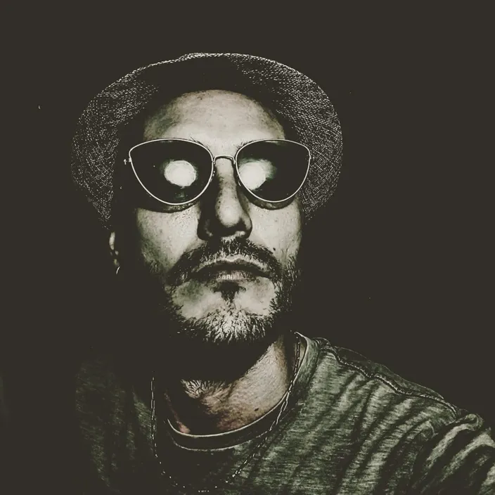 vision care, beard, goggles, jaw, eyewear, sunglasses, flash photography, facial hair, cool, music. that the image does not change and that only the background and lenses change