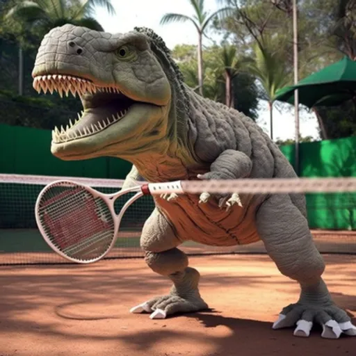 photograph, green, jaw, organism, extinction, adaptation, terrestrial animal, dinosaur, strings, tennis