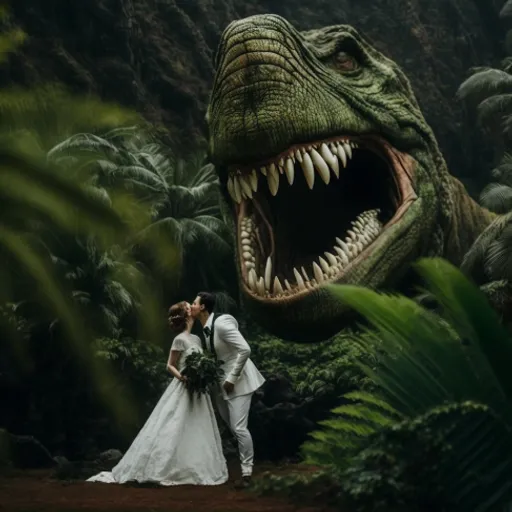 bride, vertebrate, wedding dress, plant, nature, jaw, extinction, flash photography, mammal, gesture