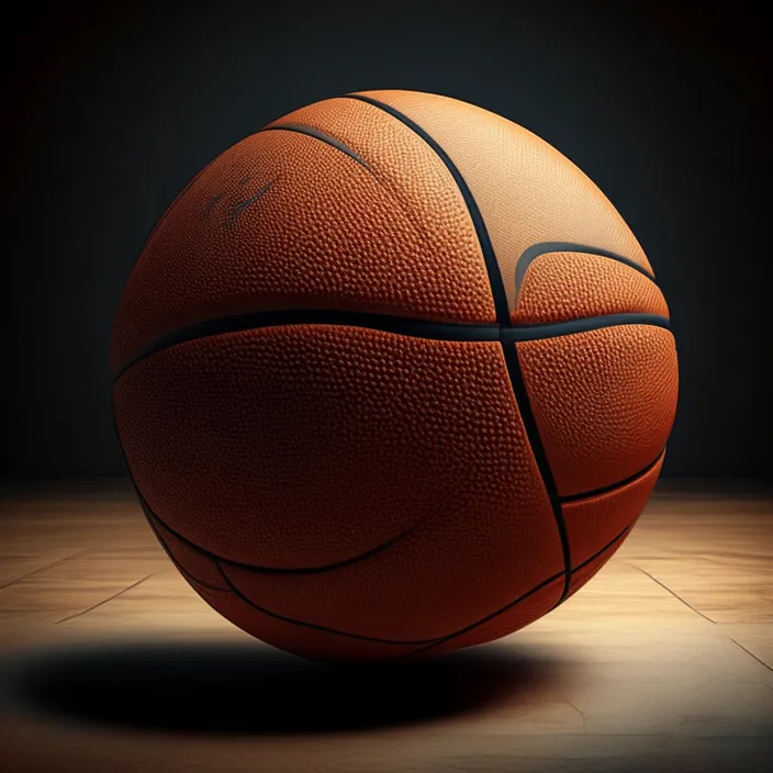 a basketball sitting on top of a wooden floor