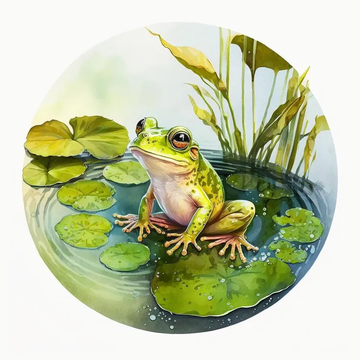 frog, true frog, liquid, toad, fluid, art paint, painting, amphibian, terrestrial animal, terrestrial plant