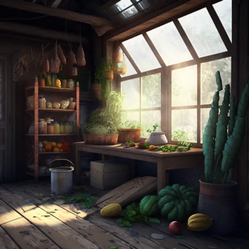 food, window, plant, wood, watermelon, interior design, natural foods, fruit, citrullus, barrel