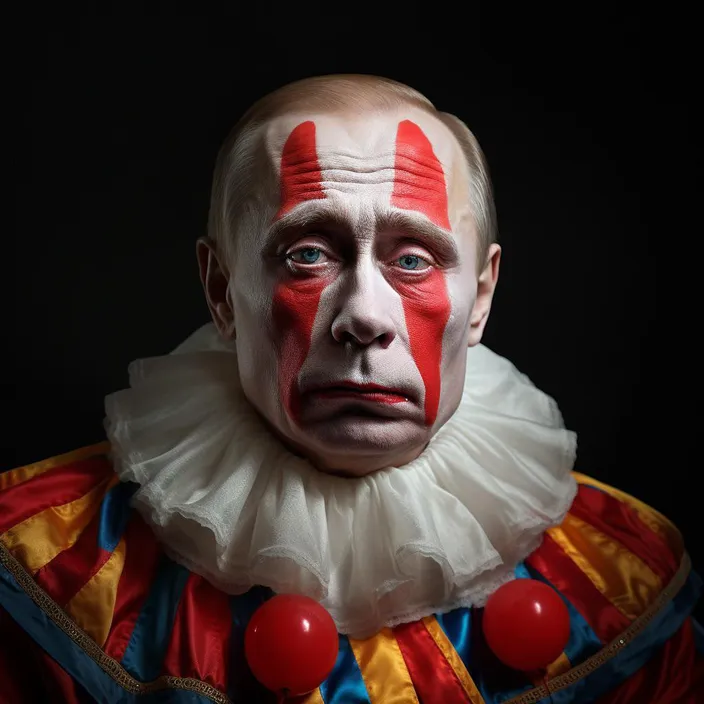 a man in clown makeup and clown makeup