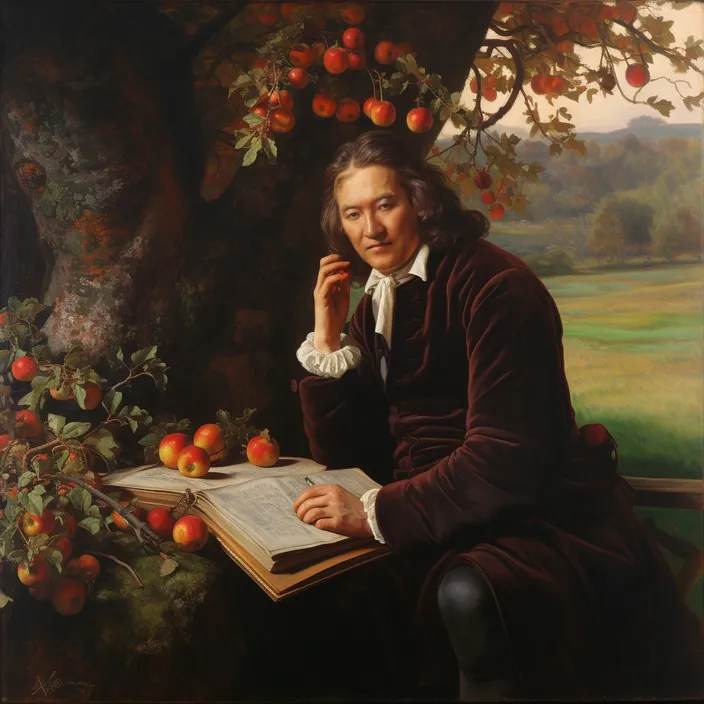 a painting of a man reading a book