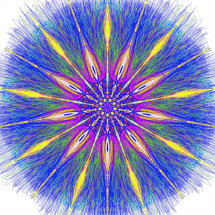 a computer generated image of a starburst