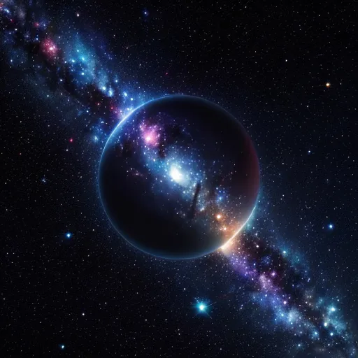 an image of a galaxy with stars in the background