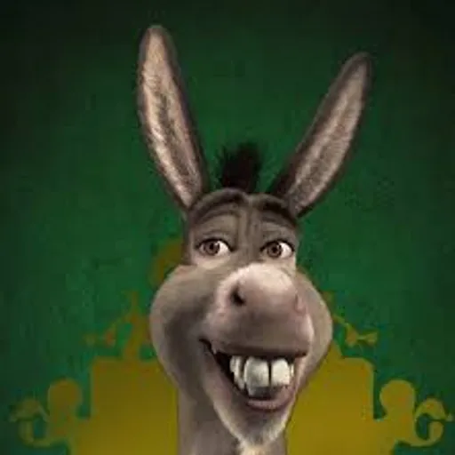 a donkey with a funny expression on its face