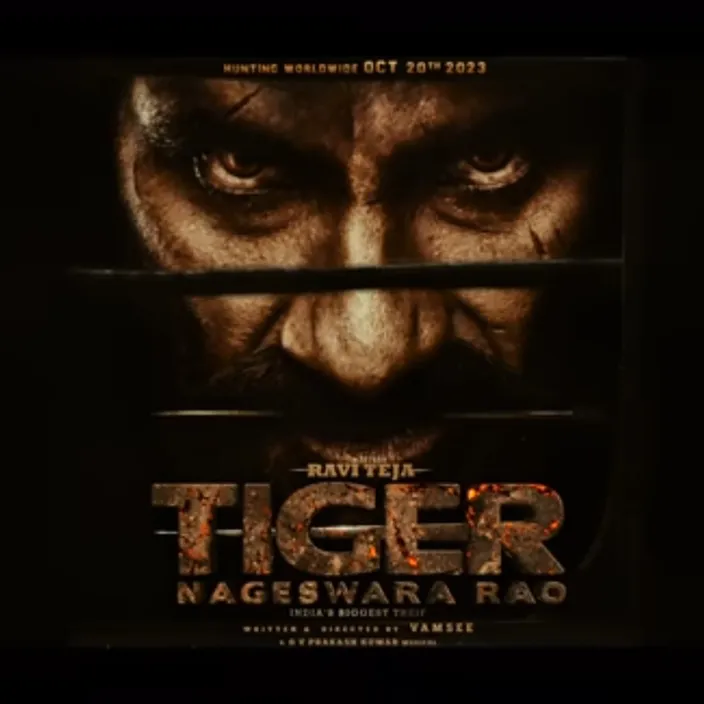 Nageswar Rad, tiger movie poster. Convet into tiger