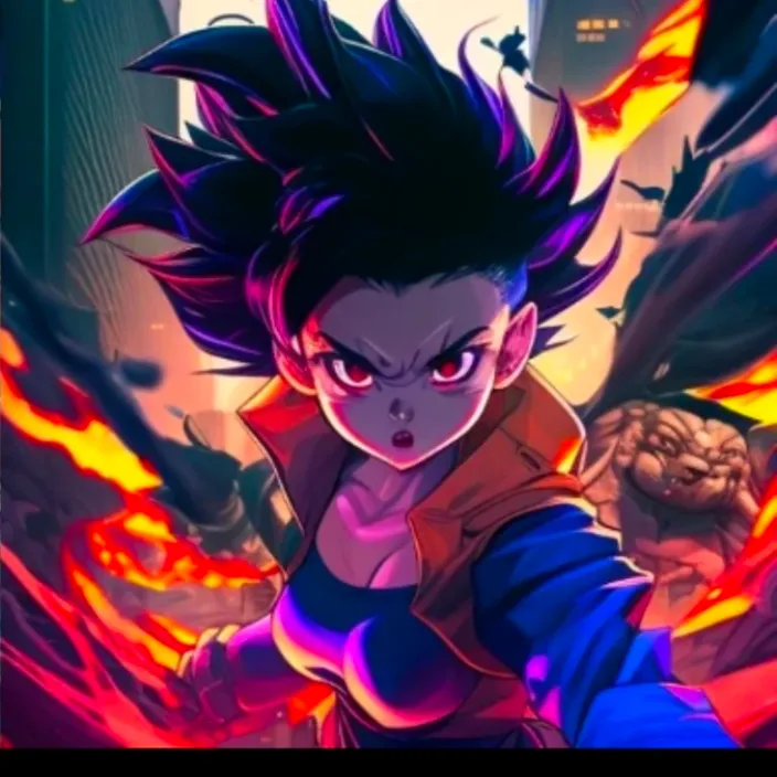 cartoon, purple, cg artwork, fictional character, electric blue, dragon ball, illustration, graphics, animation, art