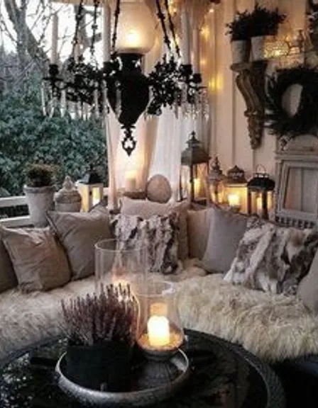 a living room filled with furniture and a chandelier. A living room without furniture and a bare lightbulb.