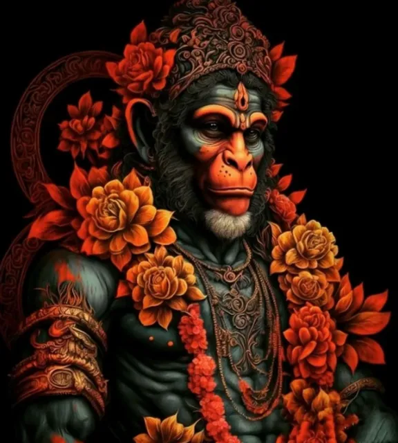 a painting of a monkey with marijuana around his neck. change the flowers to a pot of marijuana