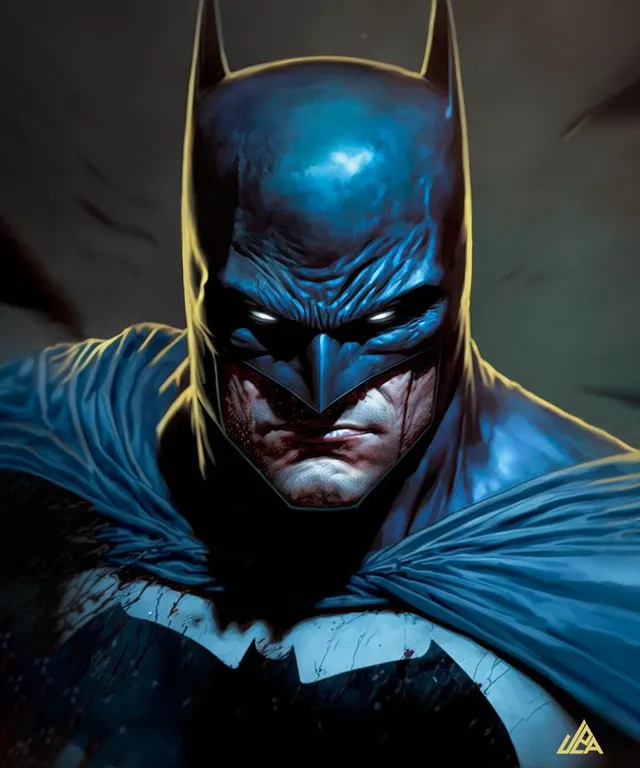 a man in a batman costume with a cape