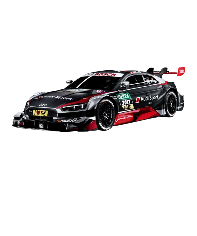 a racing car on a black background
