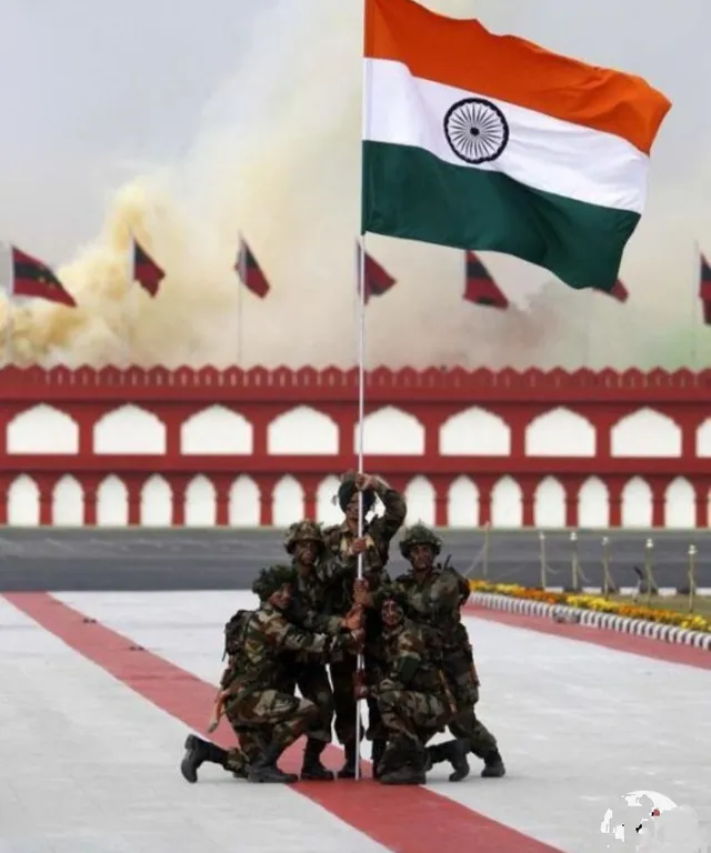 a group of soldiers holding a flag in front of a building