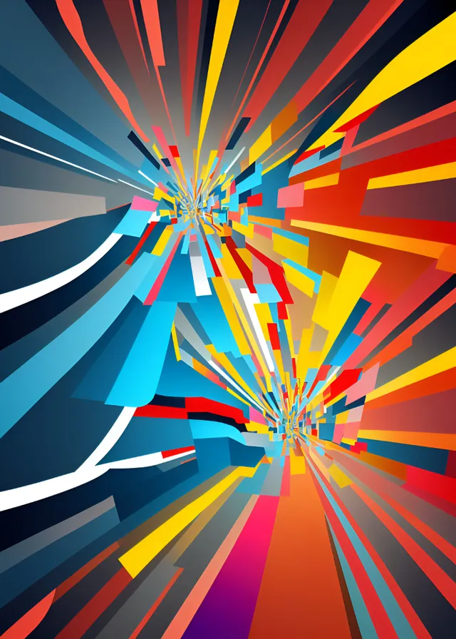 a colorful abstract background with lines and shapes