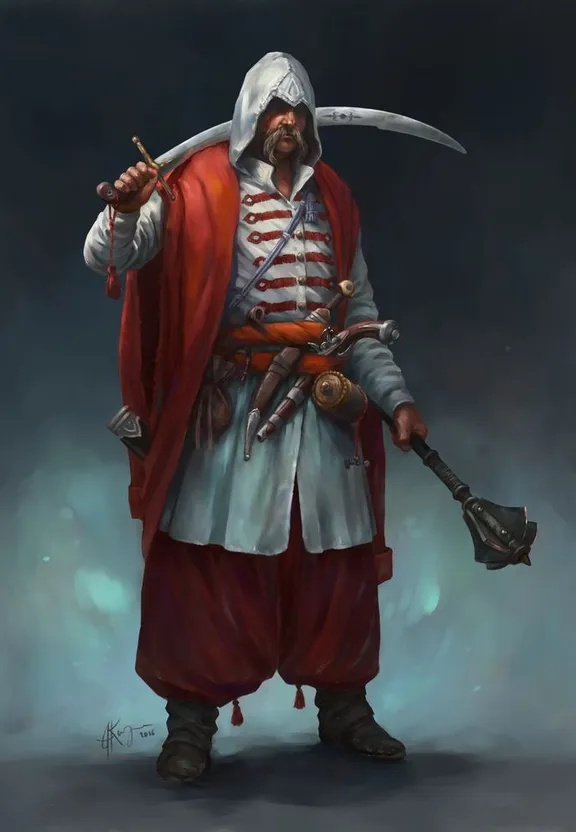 cg artwork, art, hat, fictional character, event, gunfighter, action figure, costume, carmine, costume design