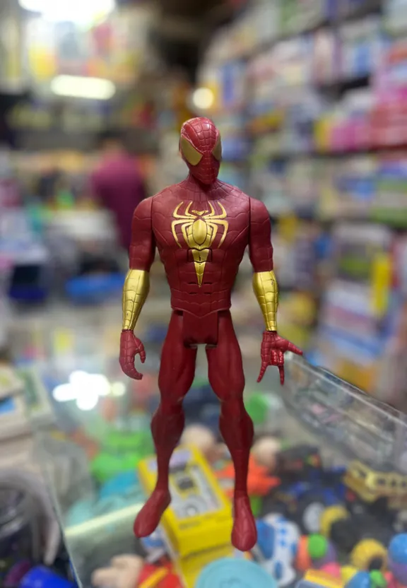 toy, iron man, spider-man, event, electric blue, fictional character, machine, fun, carmine, action figure