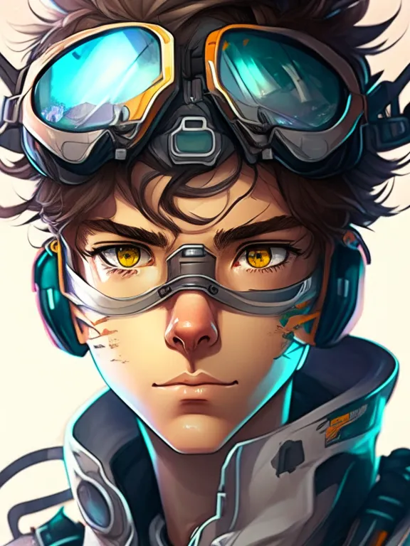 a man wearing a helmet and goggles