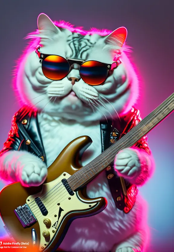 A Funny Hamster Wearing Sunglasses and Holding a Guitar. turn into a funny Hamster with a souk siphon