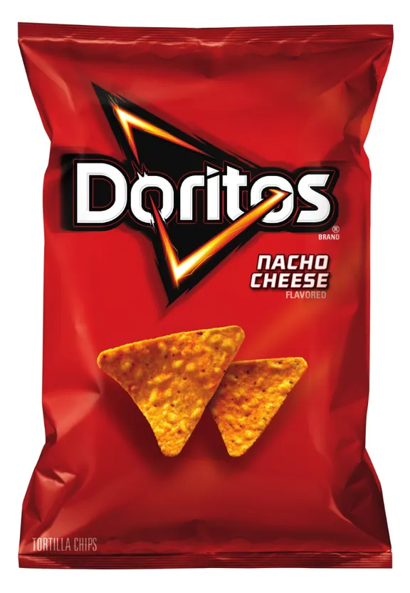 a bag of doritos nacho cheese chips