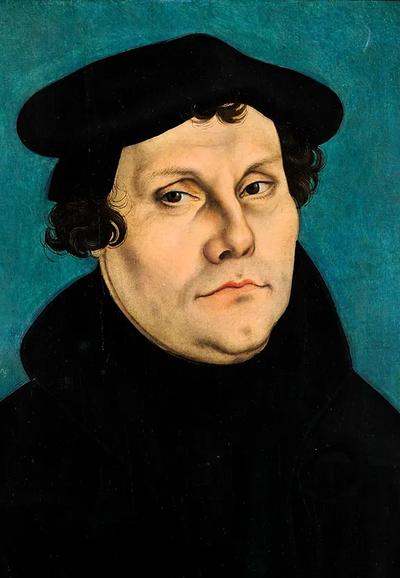 a painting of a man wearing a black hat