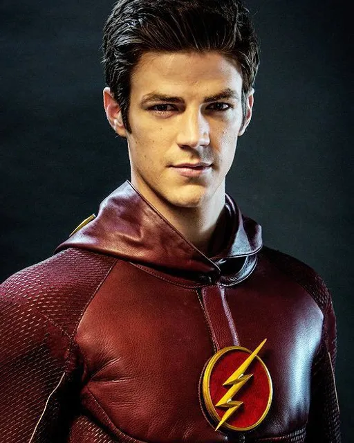 a young man in a flash costume