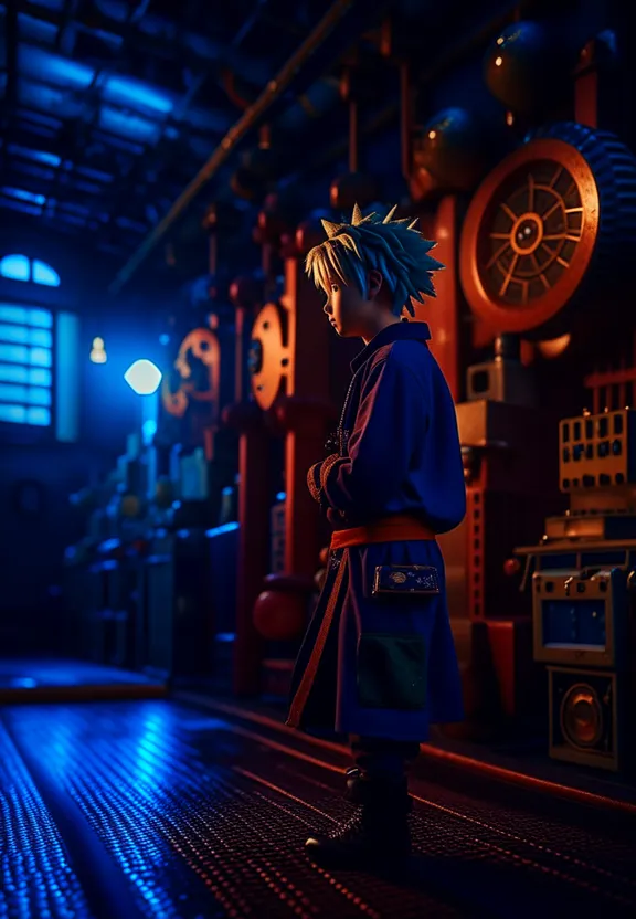 a person standing in a room with many clocks