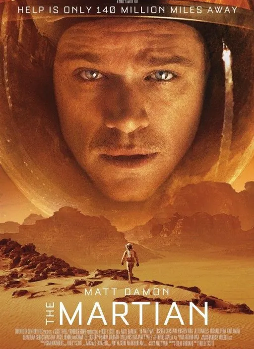 the martian movie poster