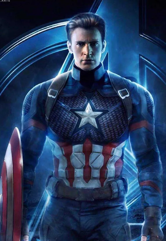a man in a captain america costume holding a shield