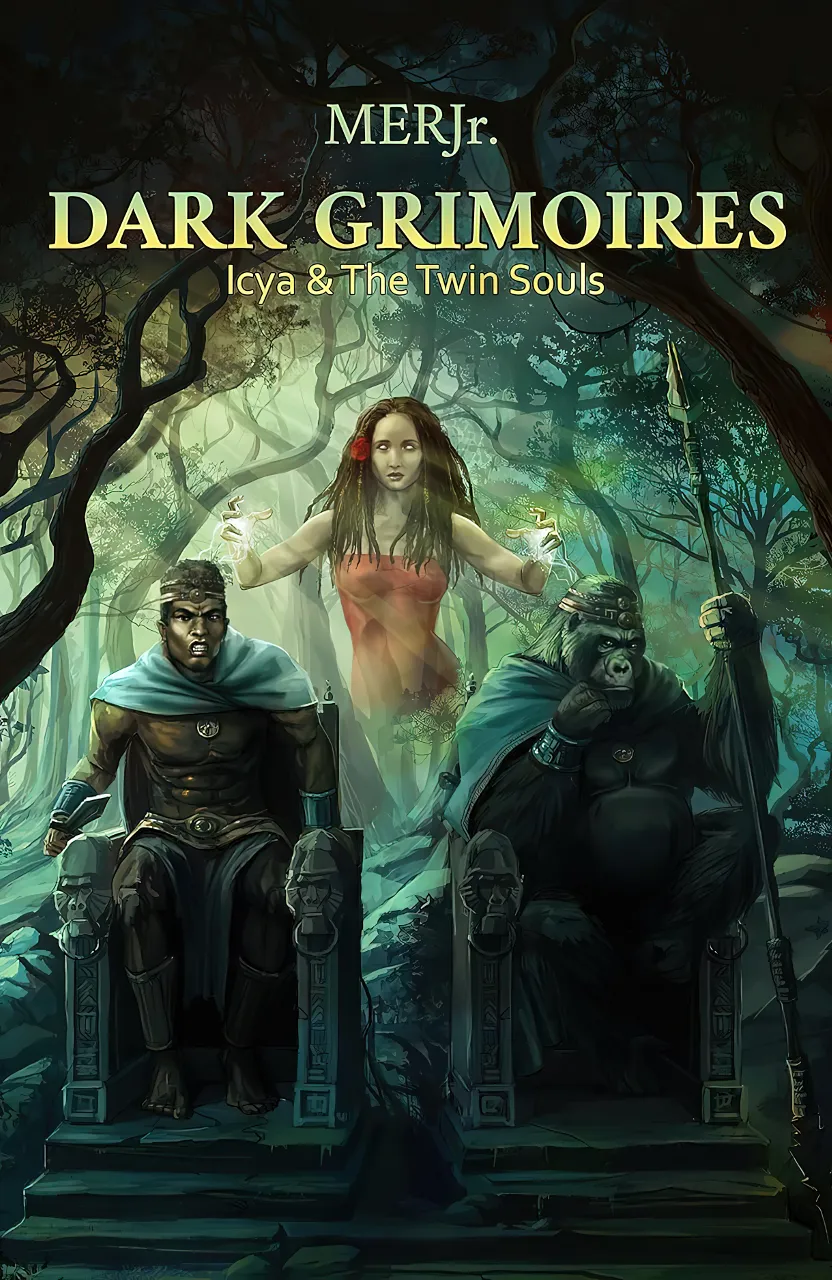 the cover of merjr and the dark grimoires