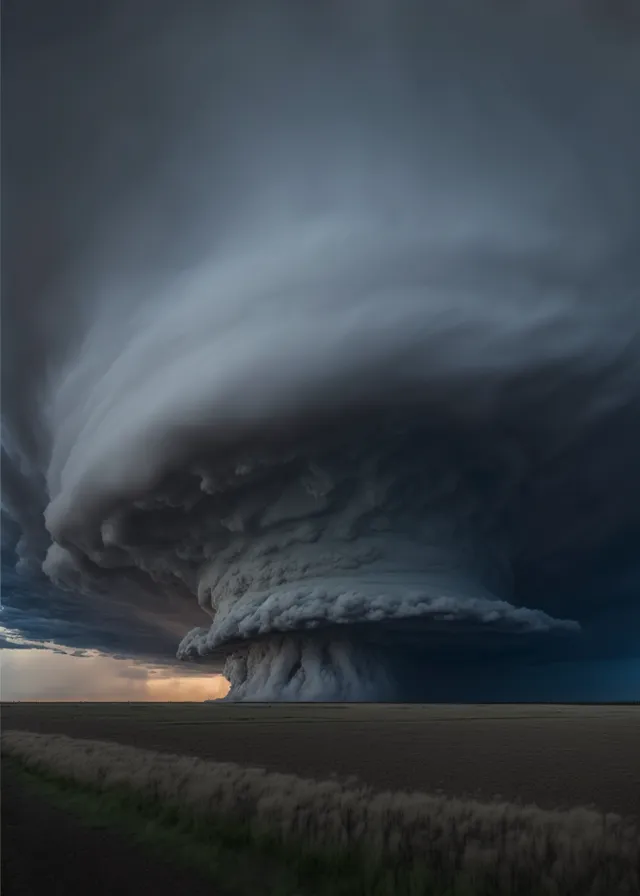 a very large storm cloud in the sky. cloud, atmosphere, sky, tornado, natural landscape, thunderstorm, cumulus, horizon, landscape, wind