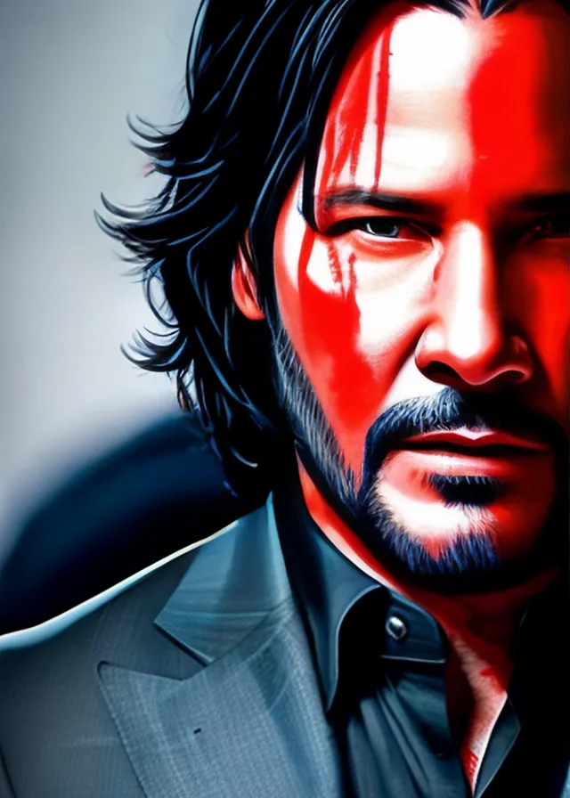 forehead, chin, eyebrow, hairstyle, mouth, jaw, tie, art, beard, eyewear