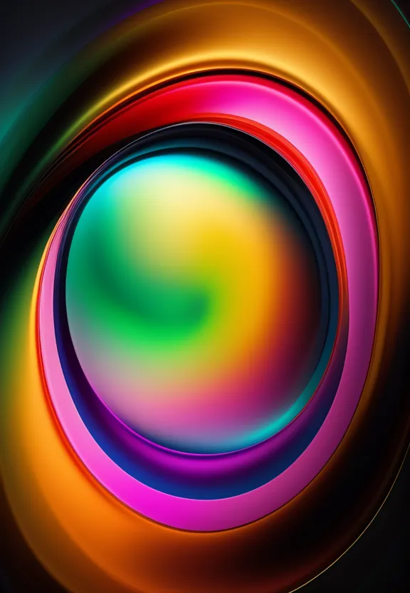 a colorful abstract background with a circular shape