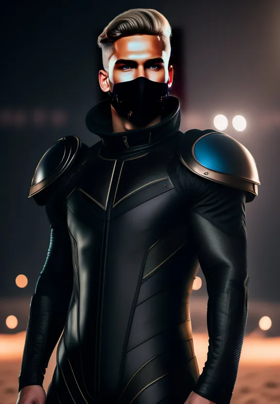 change to a retro futuristic suit