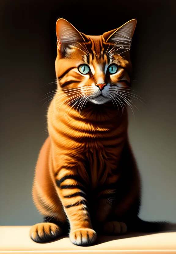 Change the cat's eyes to green and make it more like a tiger!