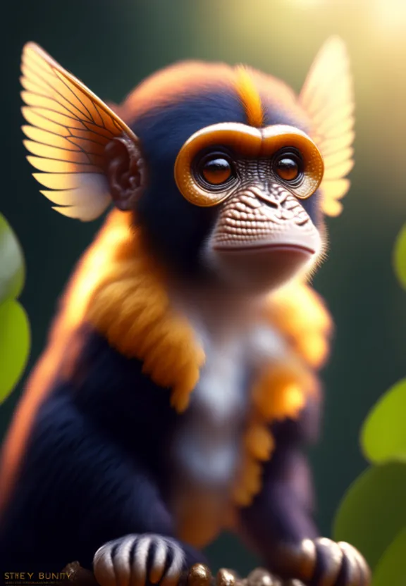 primate, organism, fawn, terrestrial animal, snout, wildlife, tail, wing, macro photography, fur