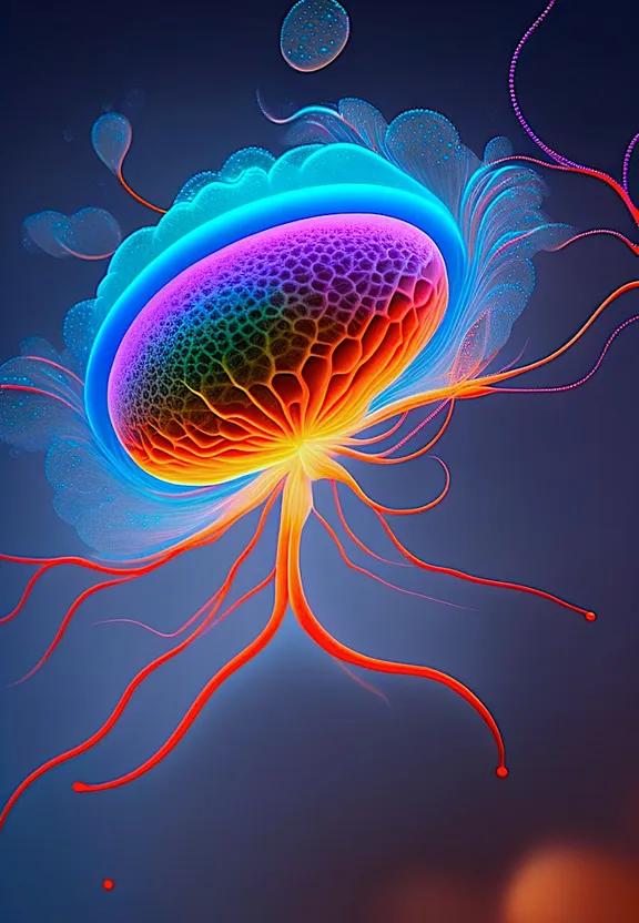 a computer generated image of a jellyfish