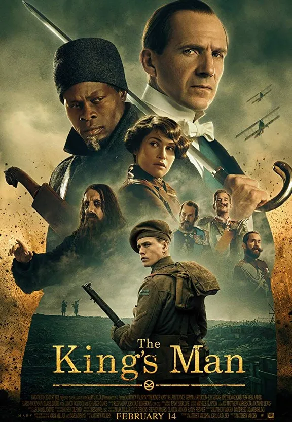 a movie poster for the king's man