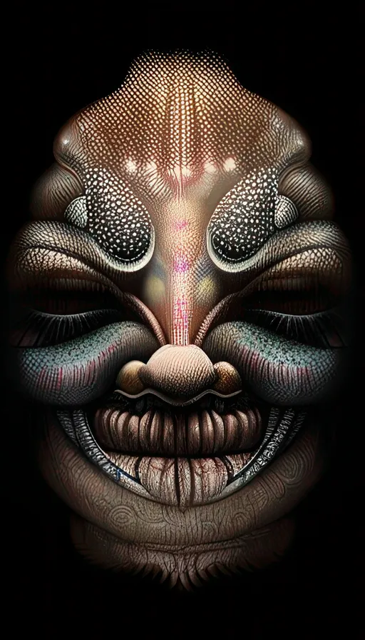 art, eyelash, symmetry, darkness, event, metal, fashion accessory, visual arts, pattern, chest