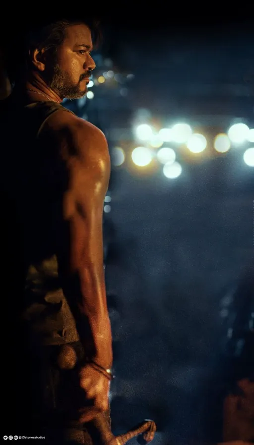 a man standing next to a woman in the dark