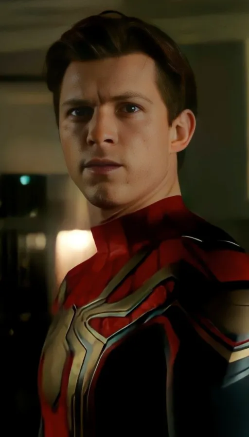 a close up of a person in a suit