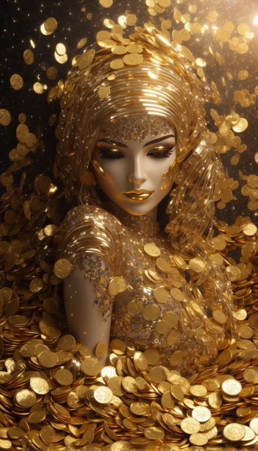 eye, amber, gold, lighting, sculpture, headpiece, statue, jewellery, beauty, close-up