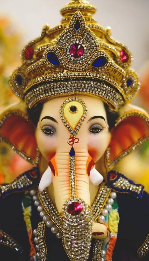 hindu god ganesha in the form of a statue