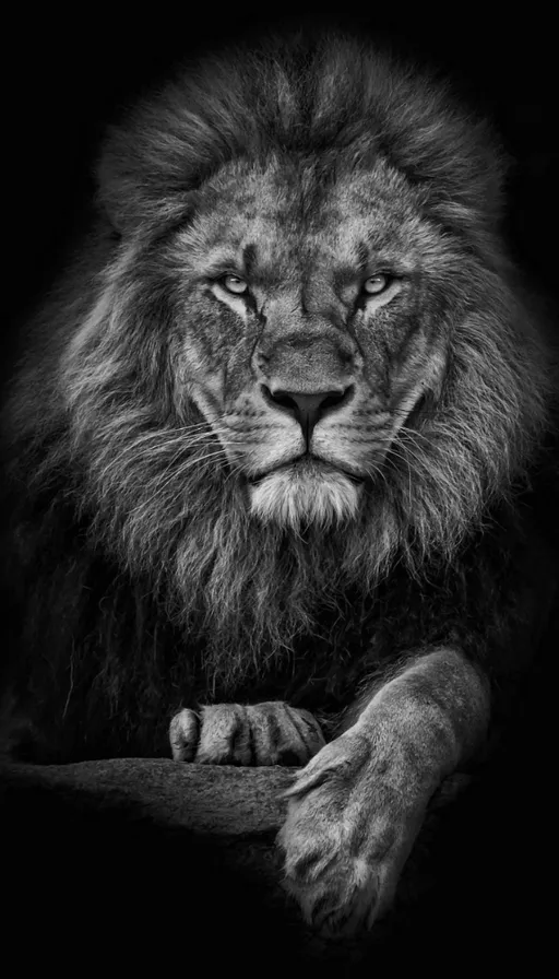 make it a color photo of a lion