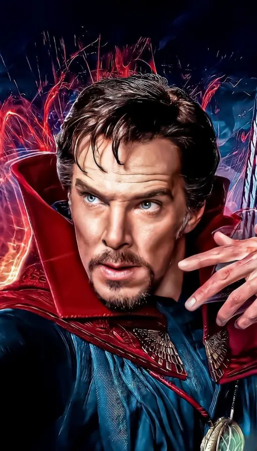 the doctor who is holding a sword in his hand